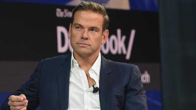 Lachlan Murdoch, Executive co-chairman of 21st Century Fox speaks at the New York Times DealBook conference.