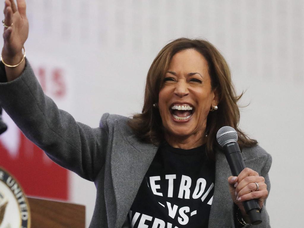 Democratic presidential nominee, Vice President Kamala Harris, campaigns at a get-out-the-vote on October 19, 2024, in Detroit, Michigan. Picture: Spencer Platt/Getty Images/AFP