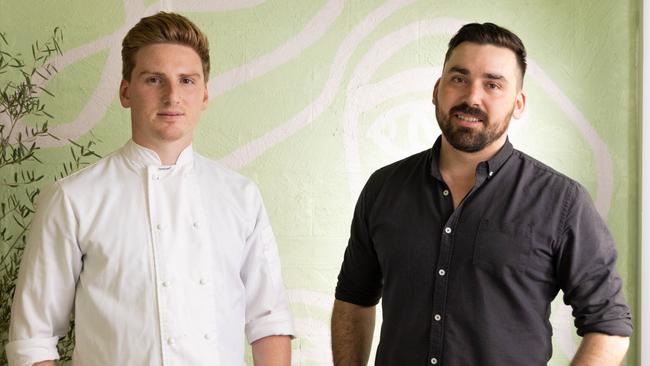 Sunnyside Cafe and Bar owner Mattis Vanzati and chef Liam Vanzati. Picture: Supplied