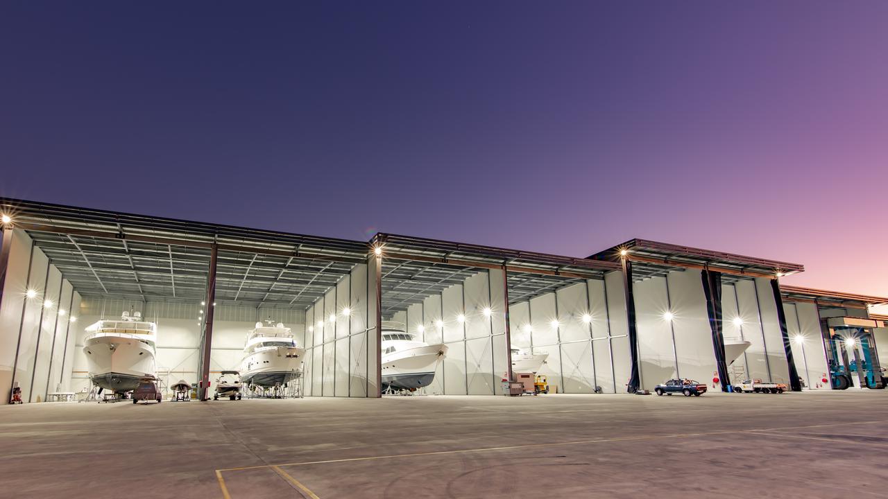 The Boat Works sheds on the Gold Coast.