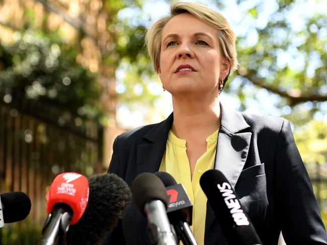 Deputy Opposition Leader Tanya Plibersek says the gender pay gap is “unacceptable”. Picture: AAP