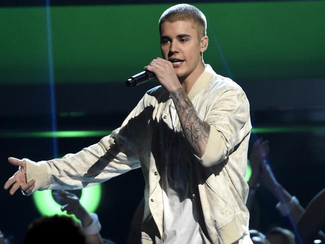 Justin Bieber has been nominated for his album Purpose.  Picture:  AP