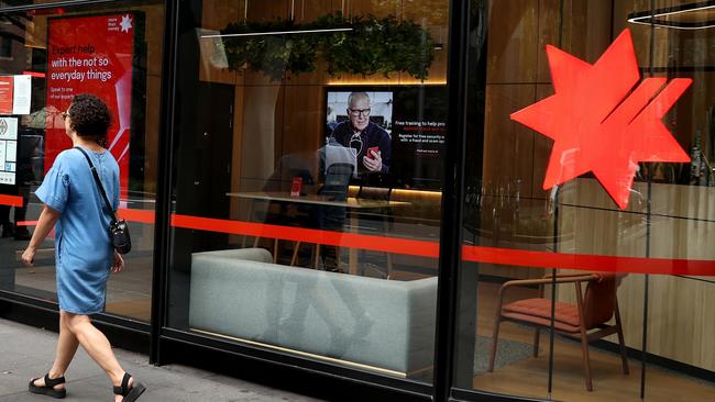 A Westpac branch at Barangaroo in Sydney. Picture: Brendon Thorne/Getty Images