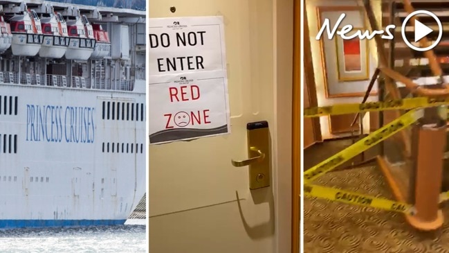 Inside the Ruby Princess where crew were in lockdown