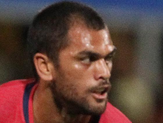 SPORT BCM 6.2.15 -Karmichael Hunt - QUEENSLAND REDS vrs CRUSADERS - pic Adam Smith