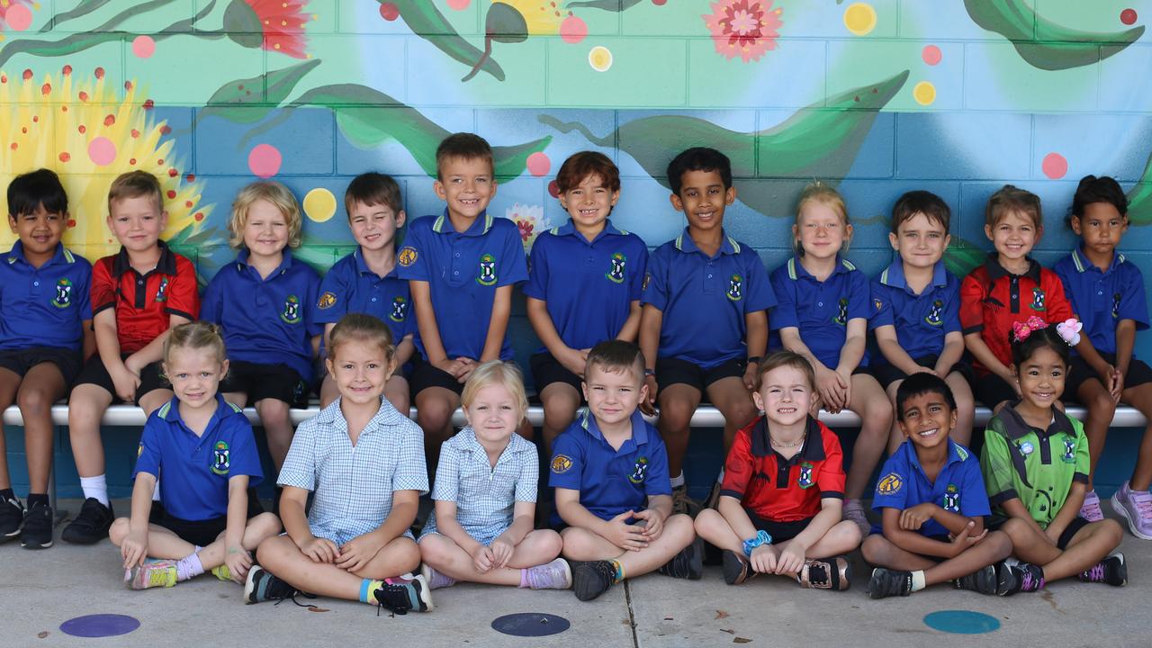 DURACK PRIMARY SCHOOL TR McNeil BACK ROW (L-R): Hashail Fernando, Riley Chappell, Atticus Wallis, Liam Partridge, George Tokley, Kai Connop, Tom Binu, Alice Waldron, Flynn Sommerville, Willow Bell, Rhiannon Tilmouth. FRONT ROW (L-R): Lillee Hayes, Kaia Aldridge, Hannah Gregory, Chase Behrendorff, Harper Worland, Jay Vyas, Jun Michelle Egana. Picture: Kerry Vincent