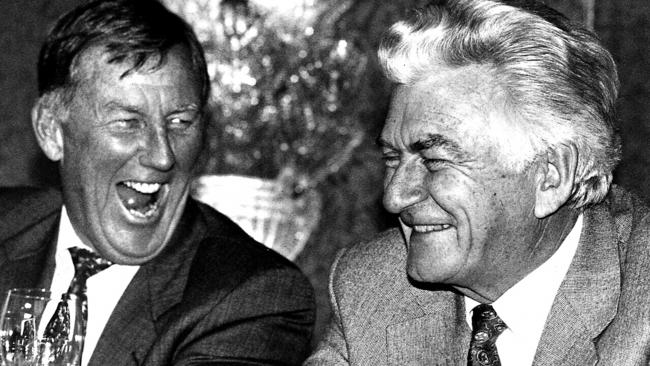 Singleton and former Prime Minister Bob Hawke in 1993.