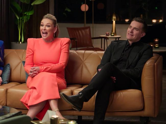 MAFS 2025 experts  Alessandra Rampolla,  Mel Schilling and  John Aiken.  Picture: Channel 9
