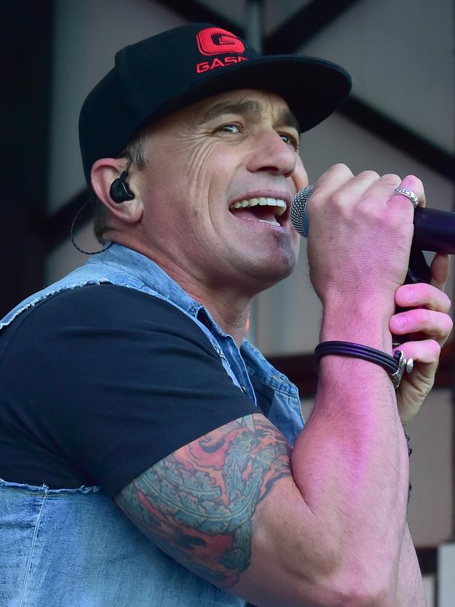 Shannon Noll had a tough year but is set to welcome his fourth child. Picture: Stephen Harman