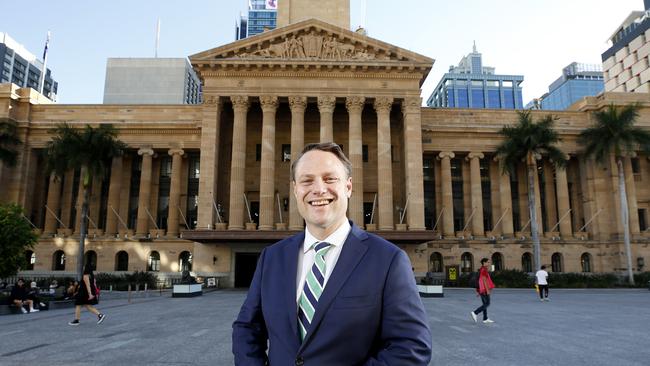 Incoming Lord Mayor Adrian Schrinner acknowledged the “high level community interest” in the zipline project.