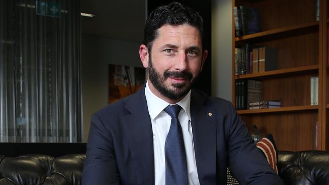 16/11/2023. Ryan Stokes, Managing Director and CEO Seven Group Holdings, photographed at their offices in Sydney. Britta Campion / The Australian