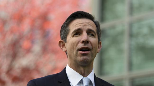 Tourism Minister Simon Birmingham. Picture: AAP