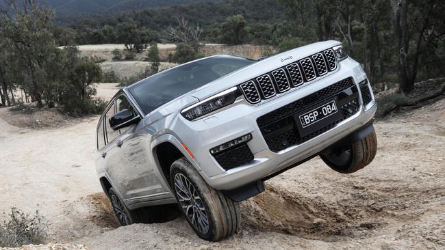 Going off-road is within the Jeep Grand Cherokee’s remit.