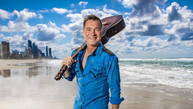 Gold Coast country music star Adam Brand, headlined Groundwater Country Music Festival on the Coast. Picture: NIGEL HALLETT