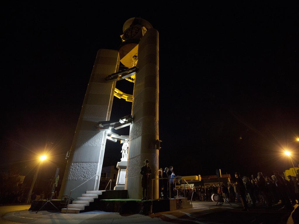 Ulverstone Dawn Service. PICTURE CHRIS KIDD