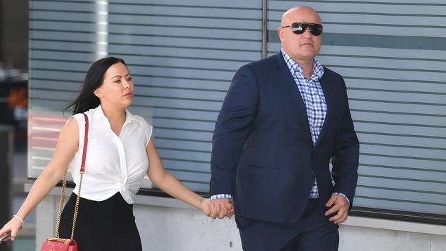 Ivan Tesic arrives at Brisbane Supreme Court yesterday. Picture: Darren England/AAP