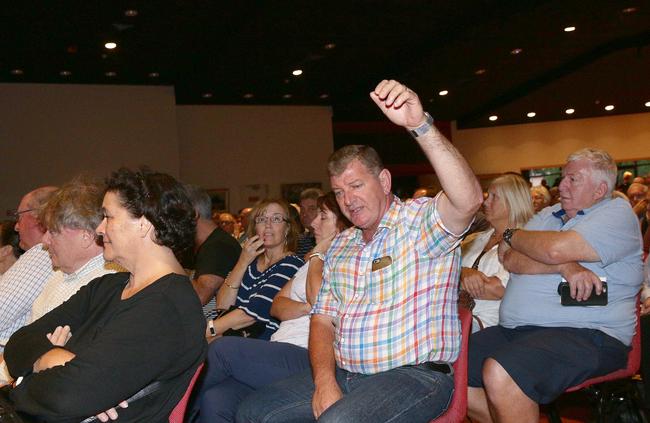 Concerned residents of the Outer Sydney Orbital Macarthur Action Group. Picture: Carmela Roche