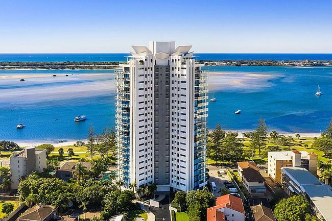 The luxury penthouse of the Lumiere tower is on the market. Picture: Realestate.com.au