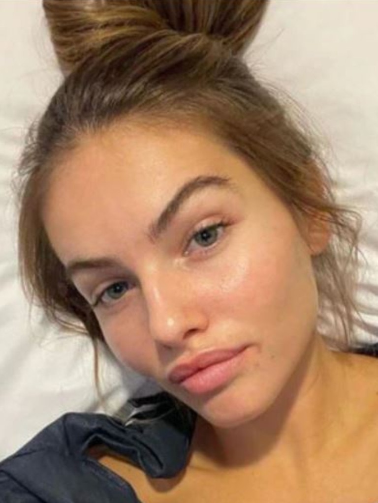 Health struggles plagued the French native in 2021. Picture: Instagram/ThylaneBlondeau