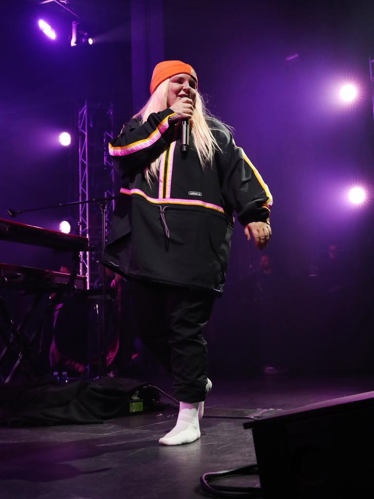 Tones and I, pictured at The Enmore Theatre in Newtown, was the 2018 runner up of the Australian Busking Championships. Picture: Richard Dobson