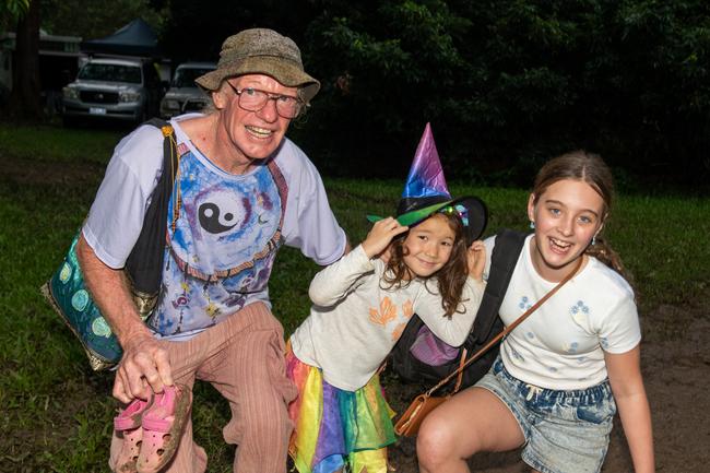 Ronee Brown, Dali and Vanna Pilon from Calen at Wintermoon Festival at Mount Charlton.Picture: Michaela Harlow