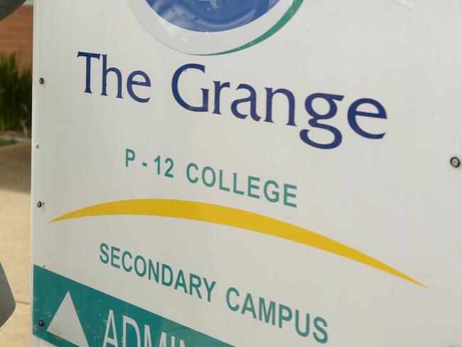 Six students aged between 14 and 16 at Grange P-12 were involved in a brawl at lunch time on Tuesday. Picture: Kris Reichl