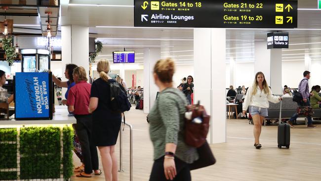 Cairns Airport is operating at about 25 per cent of normal capacity but is currently the nation’s busiest. Picture: Brendan Radke