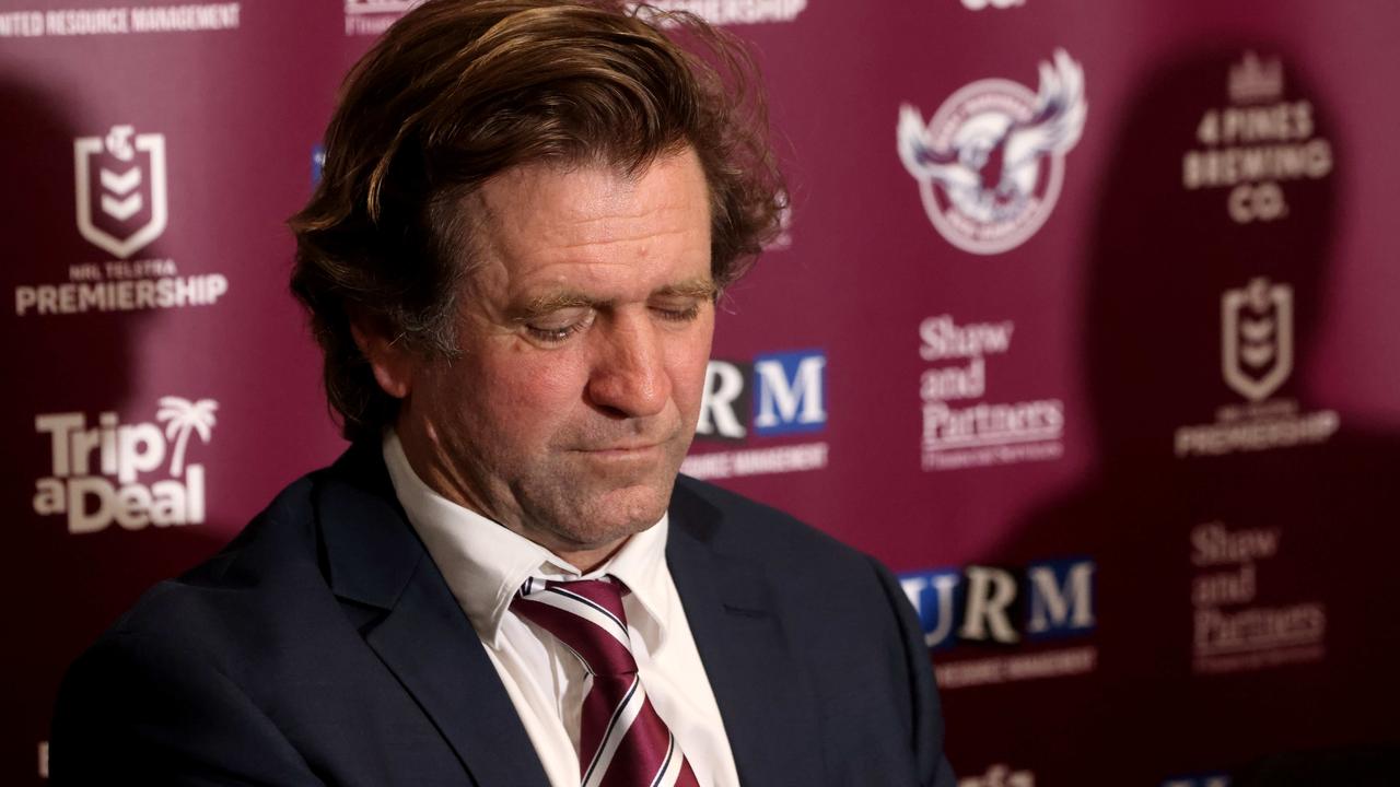 Des Hasler is under pressure heading into the NRL off-season. Picture: Damian Shaw