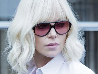 This image released by Focus Features shows Charlize Theron in "Atomic Blonde." (Jonathan Prime/Focus Features via AP)