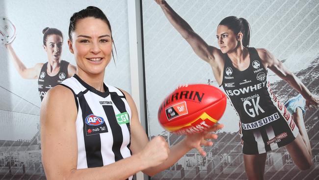 It’s a whole new ball game for Sharni Layton. Pic: Michael Klein