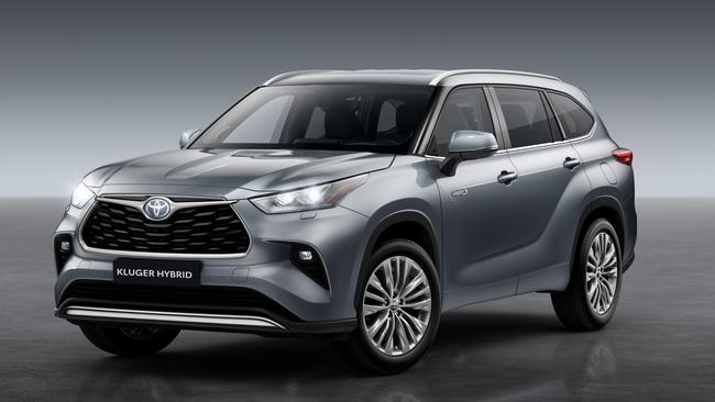 The Toyota Kluger Hybrid will arrive in Australia soon.