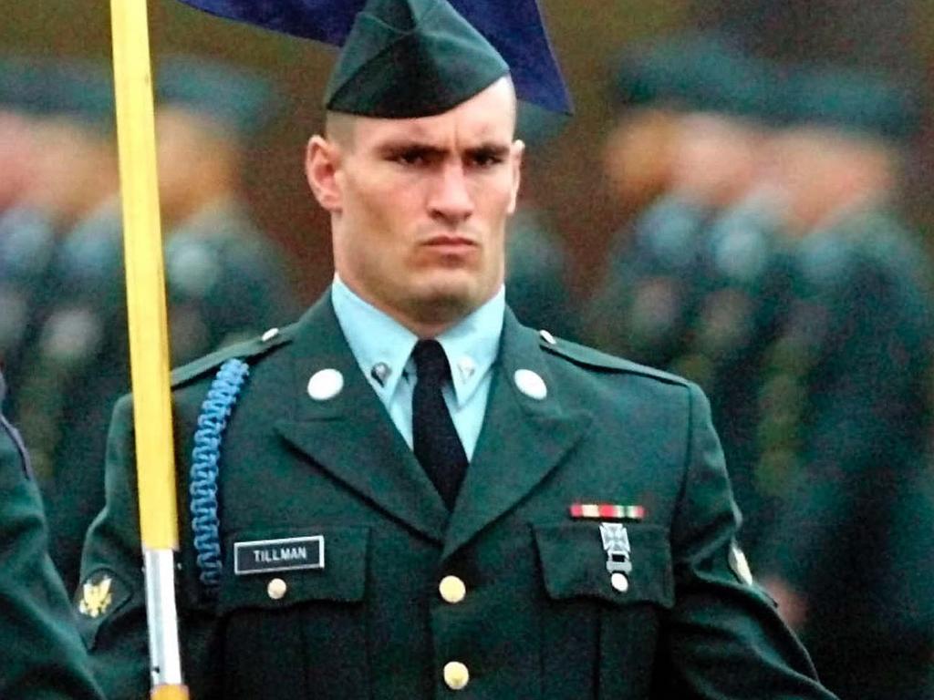 Footballer turned soldier, the late Army Ranger Sergeant Pat Tillman, who was killed while serving in Afghanistan.