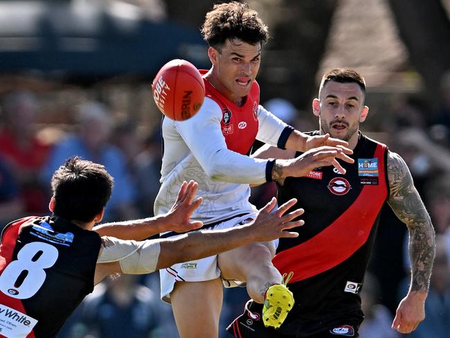 Diamond CreekÃs Dale Marshall during the NFNL Div 2 Grand Final between Eltham and Diamond Creek in Preston, Saturday, Sept. 16, 2023. Picture: Andy Brownbill