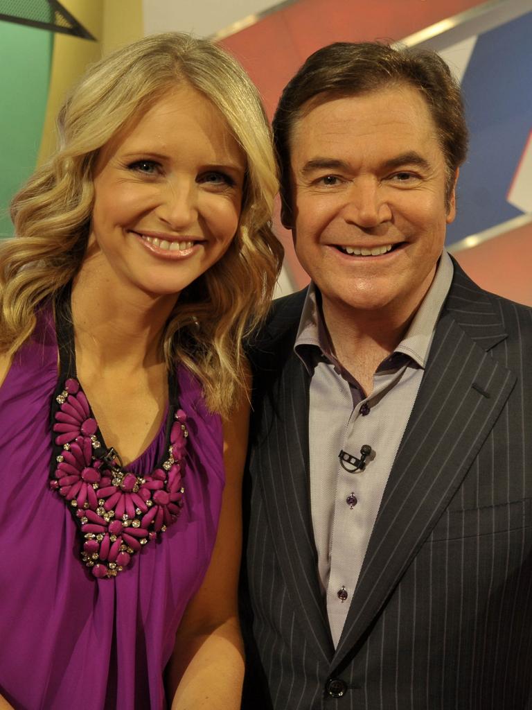 Livinia Nixon and Daryl Somers on the set of Hey Hey. Picture: Channel 9