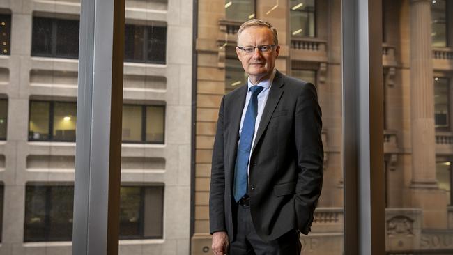 Governor of the Reserve Bank of Australia Philip Lowe. Picture: Stephen Cooper