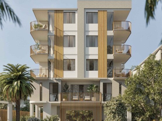 Artist impressions of the apartment complex proposed for 17 Saltair St, Kings Beach. Photo: Freespace Design