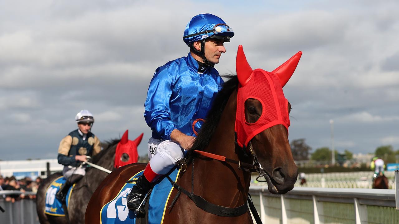 Andrea Atzeni, seen here riding Zardozi last month. (Photo by Kelly Defina/Getty Images)