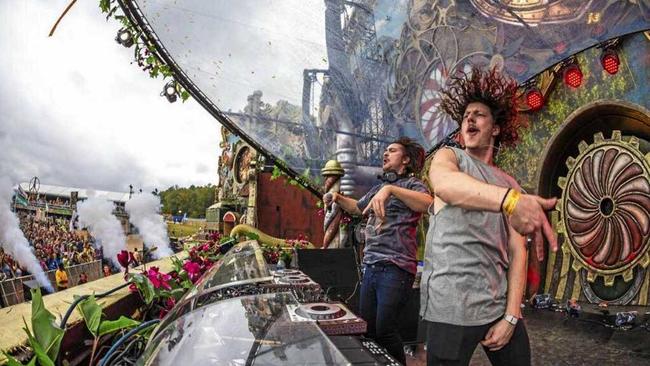 Australian electronic duo Adam Hyde and Reuben Styles aka Peking Duk will perform at Coffs Harbour Ampitheatre. Picture: Contributed