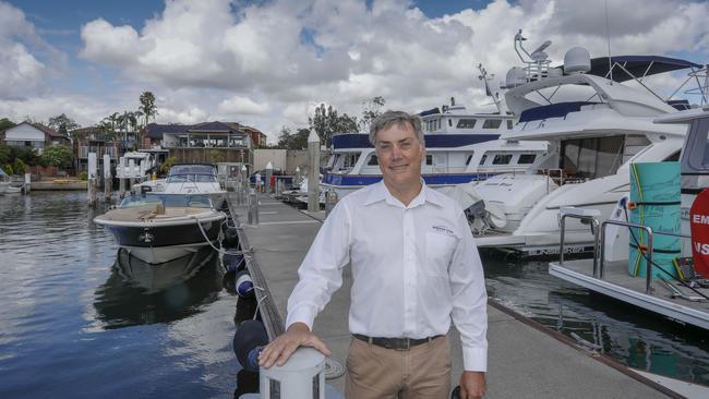 Marina manager Matthew Hundleby. Picture: Quentin Jones