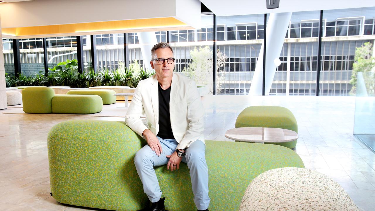 Architect Jayson Blight inside the Jubilee Place office tower. Picture: Steve Pohlner