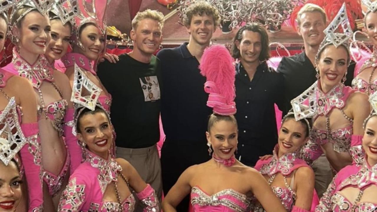 Cody Simpson hits Moulin Rouge and impresses Aussie dancer