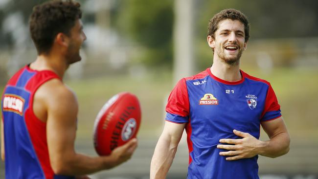 Tom Liberatore (right) is a proven SuperCoach scorer. Picture: Colleen Petch