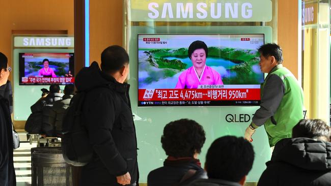 North Korea said on November 29 it had successfully tested a new intercontinental ballistic missile that put "all of the US continent" within its range. Picture: AFP / Jung Yeon-Je.