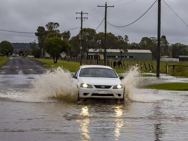 ‘Mother nature delivered’: Kingaroy roads, parks flooded after torrential rainfall