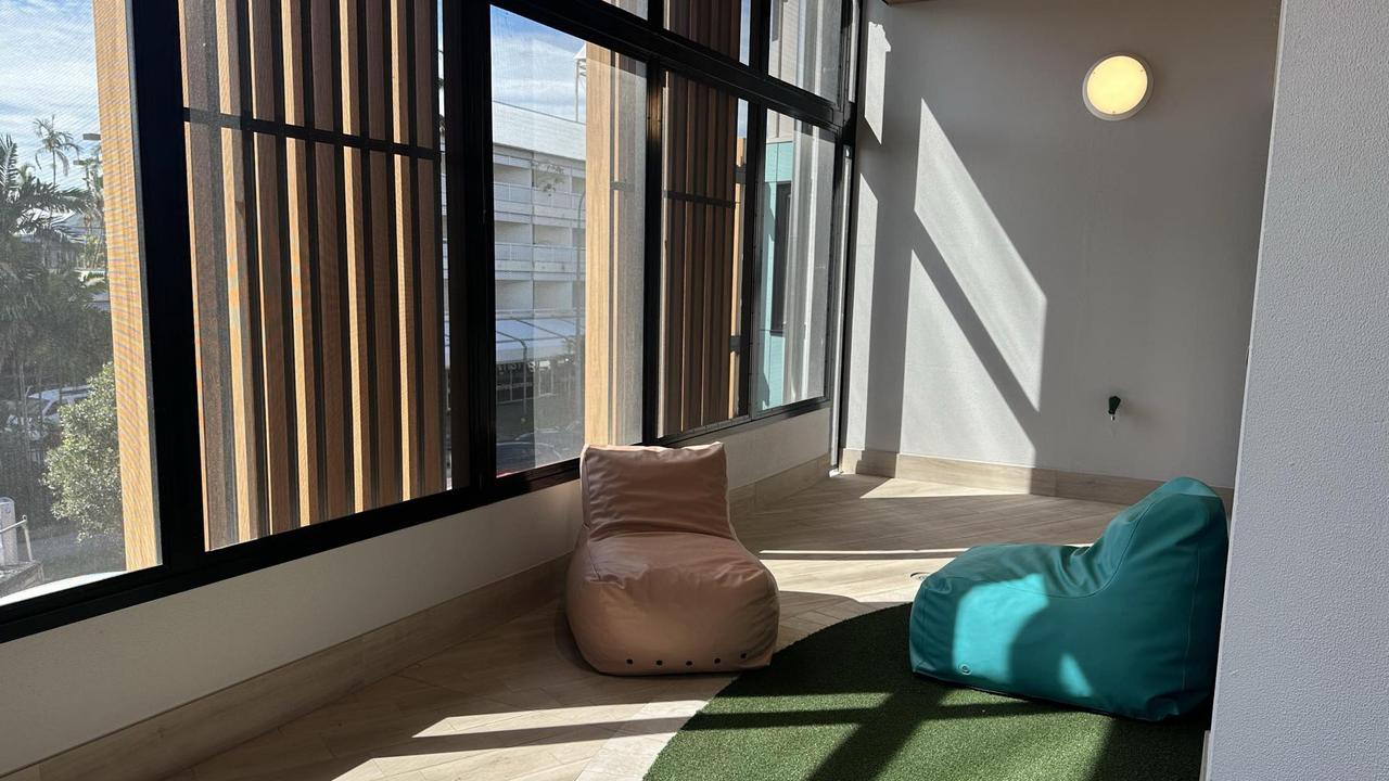 Designers placed a greater emphasis on open spaces and natural light within the new Cairns mental health unit with views of the Esplanade from common areas within the facility. Image: Samuel Davis