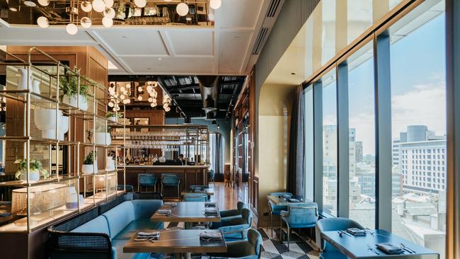 Sofitel Adelaide Garcon Blue restaurant. Photo - supplied ESCAPE 20 MARCH 2022 Hotel review