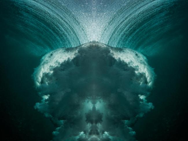 Below the Surface ... I have been photographing seascapes, waves and underwater for almost two years. I aways like to work with colours, patterns and forms to a point where textures start showing on the 2D images. With this collection, I try to create images that in addition to showing the beauty of the world below the surface, they can lead the viewers imagination and make them look for recognisable elements and shapes. These are flipped, turned and stitched together to form the final images. Image taken in Australia, December 2016. Picture: Alberto Monte Rego, Australia, Commended, Open, Enhanced, 2017 Sony World Photography Awards