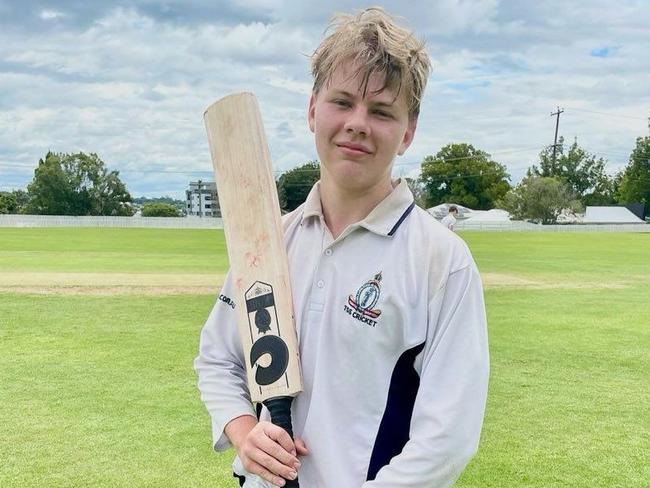 Broadbeach Robina cricketer James Boots. Picture: The Southport School.