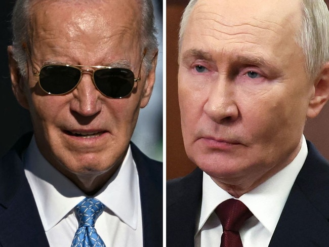 Joe Biden and Vladimir Putin.