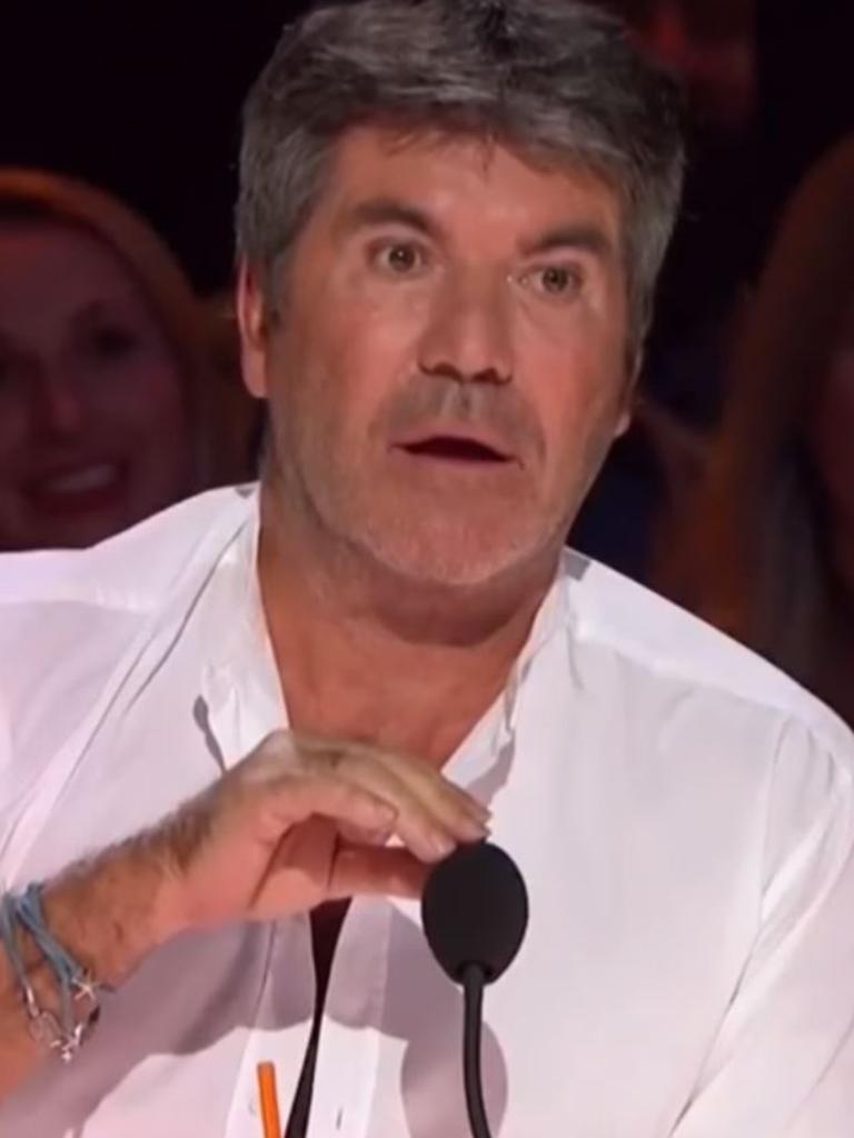 Simon Cowell on America’s Got Talent.